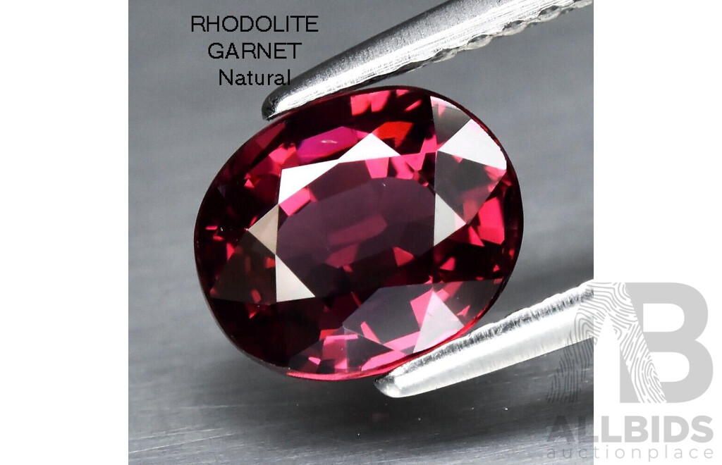 Rhodolite GARNET : Purplish-Pink