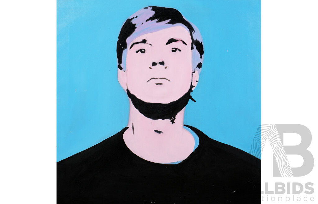 Andy Warhol Self-Portrait Art Print on Canvas