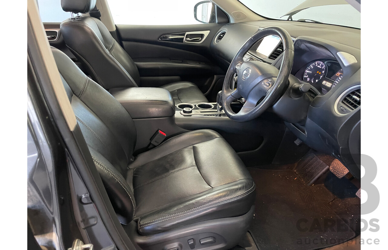 07/2014 Nissan Pathfinder ST-L (4x4) R52 4d Wagon Grey 3.5L