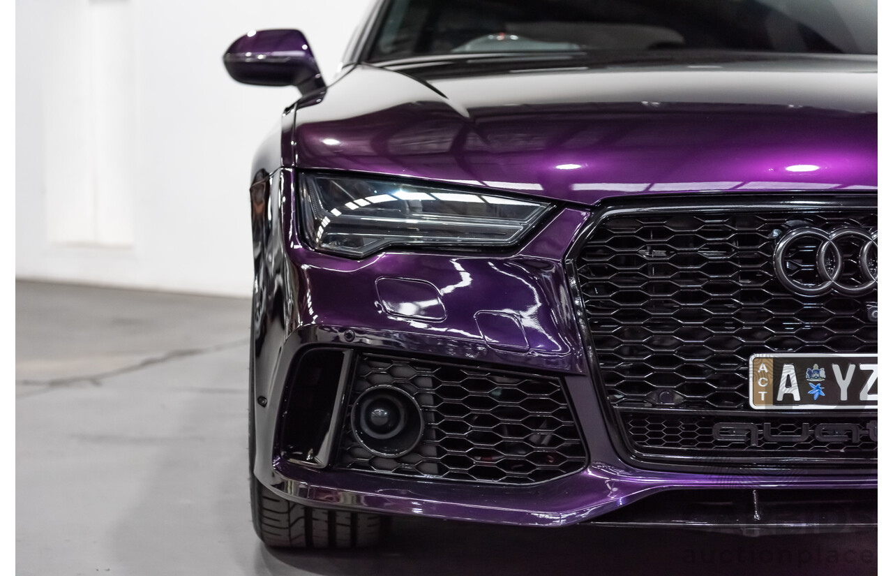 8/2015 Audi S7 Sportback (AWD) 4.0 TFSI 4G MY15 5d Hatchback Midnight Purple Wrap Twin Turbo V8 4.0L - Modified 700hp+