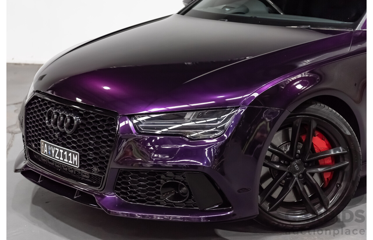 8/2015 Audi S7 Sportback (AWD) 4.0 TFSI 4G MY15 5d Hatchback Midnight Purple Wrap Twin Turbo V8 4.0L - Modified 700hp+