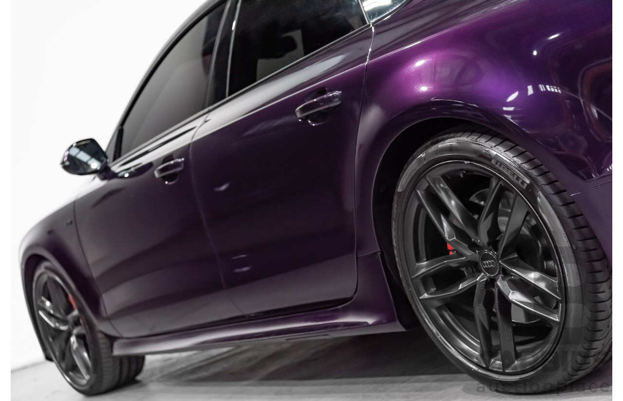 8/2015 Audi S7 Sportback (AWD) 4.0 TFSI 4G MY15 5d Hatchback Midnight Purple Wrap Twin Turbo V8 4.0L - Modified 700hp+