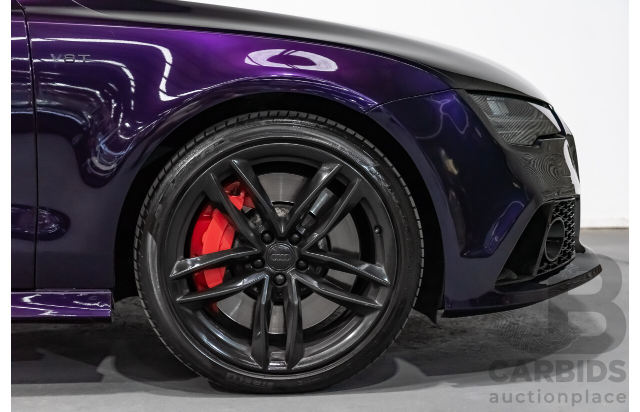 8/2015 Audi S7 Sportback (AWD) 4.0 TFSI 4G MY15 5d Hatchback Midnight Purple Wrap Twin Turbo V8 4.0L - Modified 700hp+