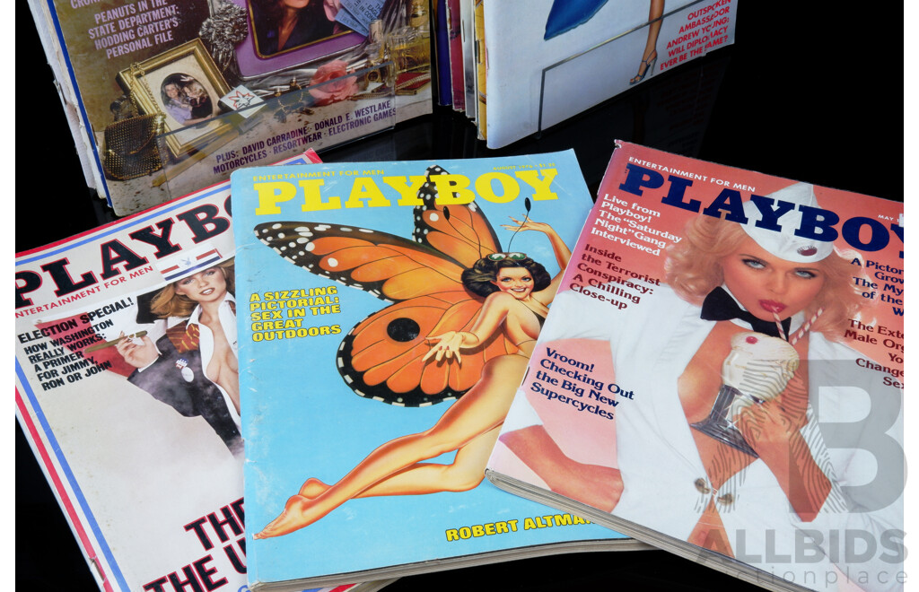 Collection Retro Mostly 1970s Playboy Magazine