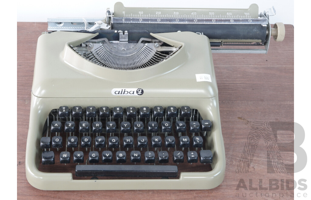 Vintage Alba A4 Typewriter