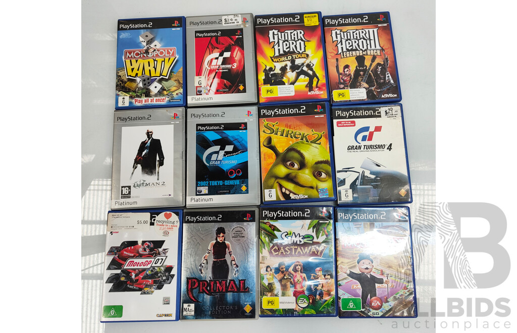 Assorted PlayStation 2 Games - Lot of 33