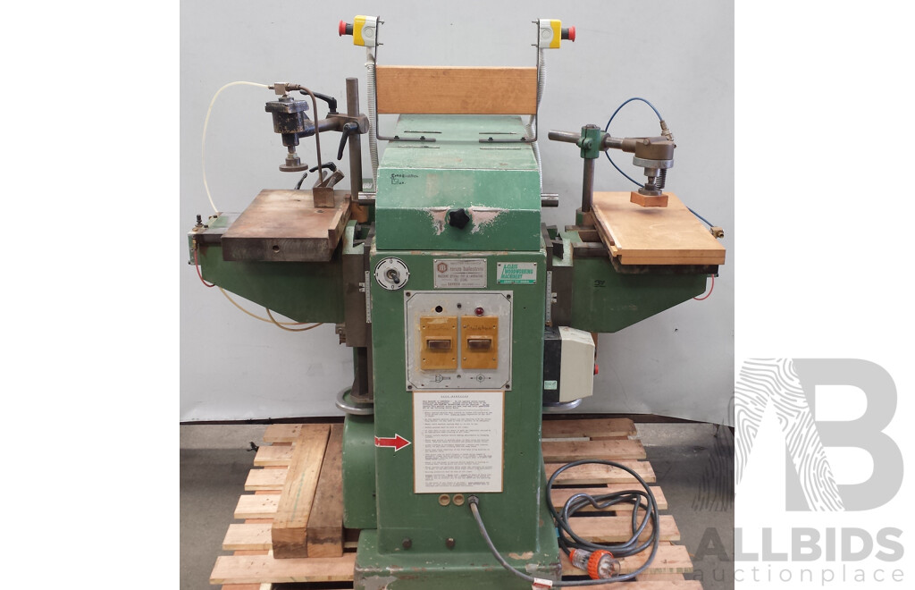 Renzo Balestrini 2/Cap Double Sided Slot Mortiser