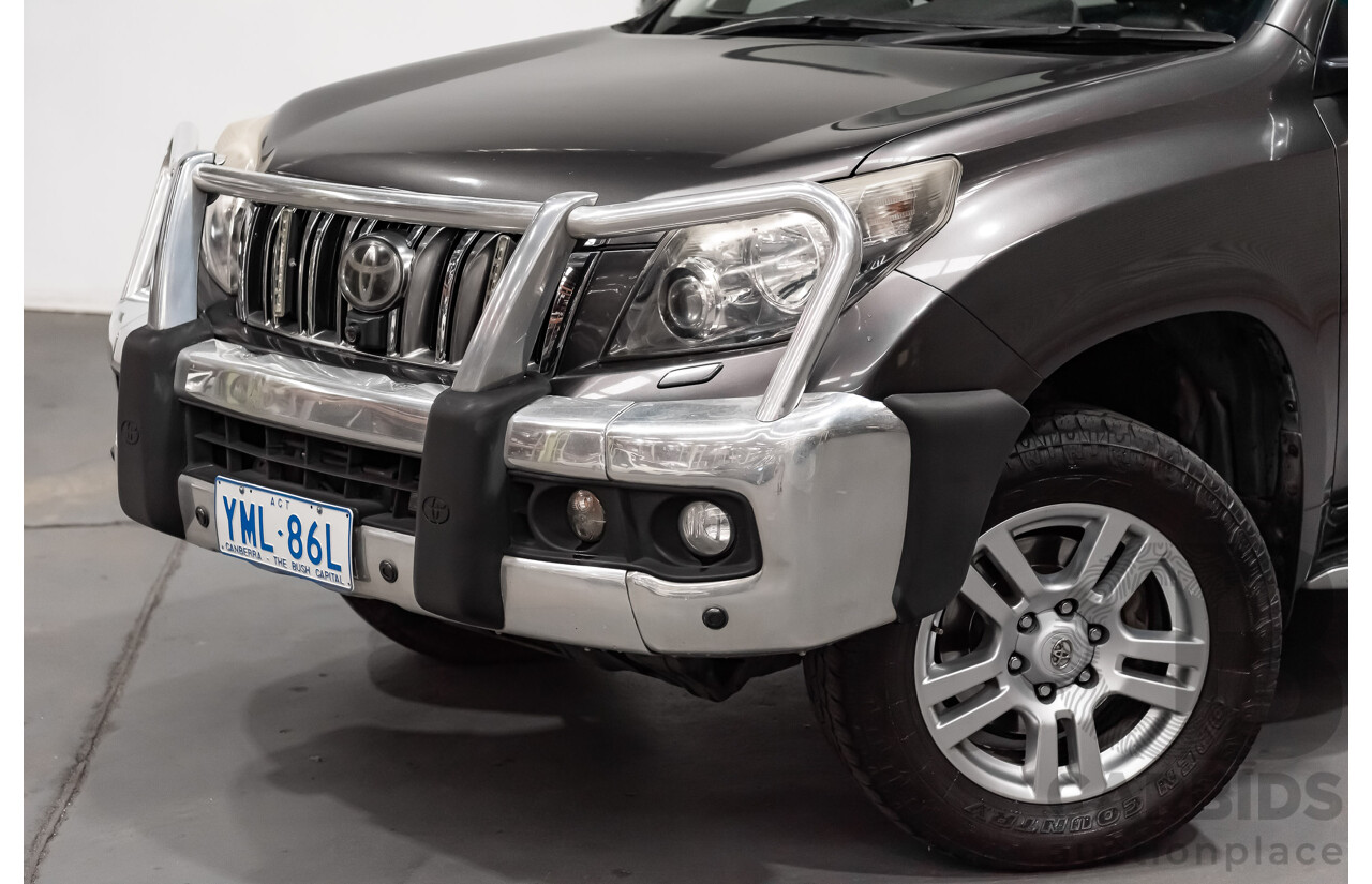 7/2010 Toyota Landcruiser Prado Kakadu (4x4) KDJ150R 4d Wagon Metallic Grey Turbo Diesel 3.0L - 7 Seater