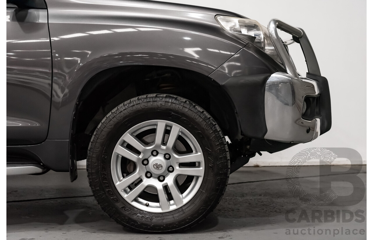 7/2010 Toyota Landcruiser Prado Kakadu (4x4) KDJ150R 4d Wagon Metallic Grey Turbo Diesel 3.0L - 7 Seater