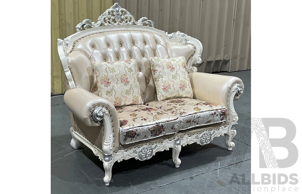 Middle Eastern Made in a French Taste 4-Piece Antique Lounge Set