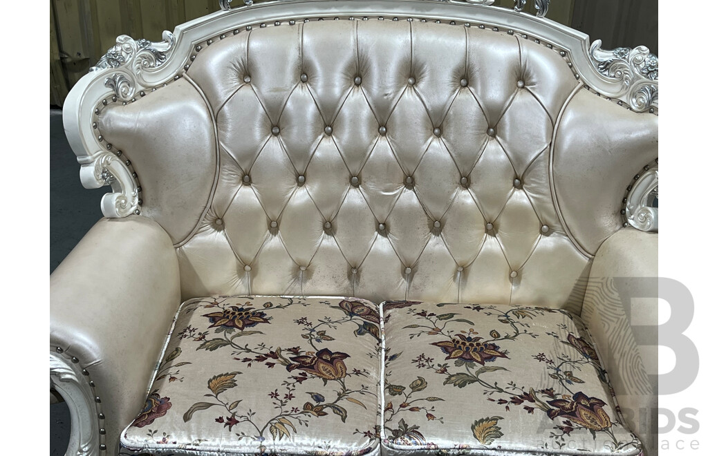 Middle Eastern Made in a French Taste 4-Piece Antique Lounge Set