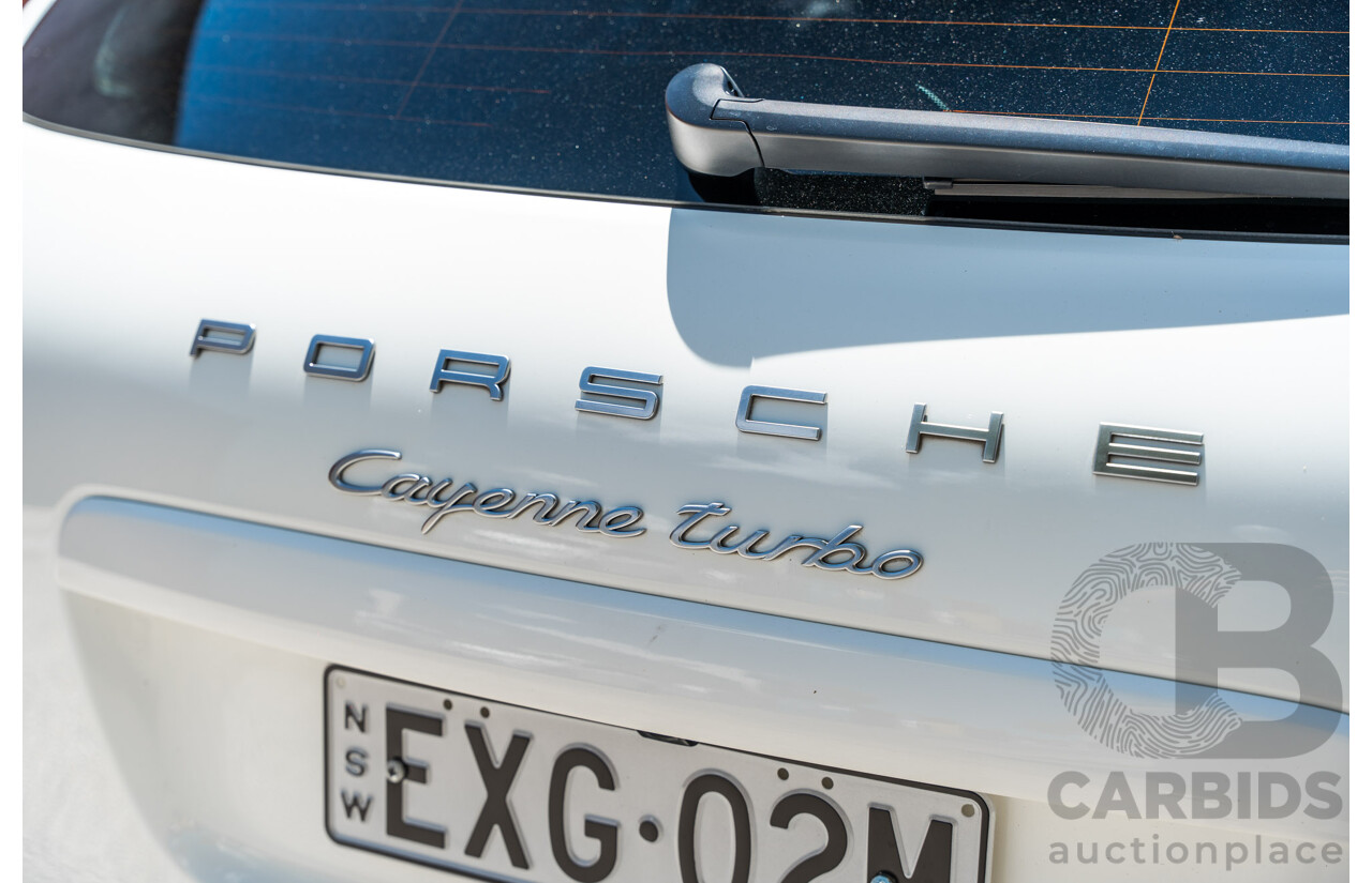 3/2011 Porsche Cayenne Turbo Series 2 (4x4) 4d Wagon White Twin Turbo V8 4.8L