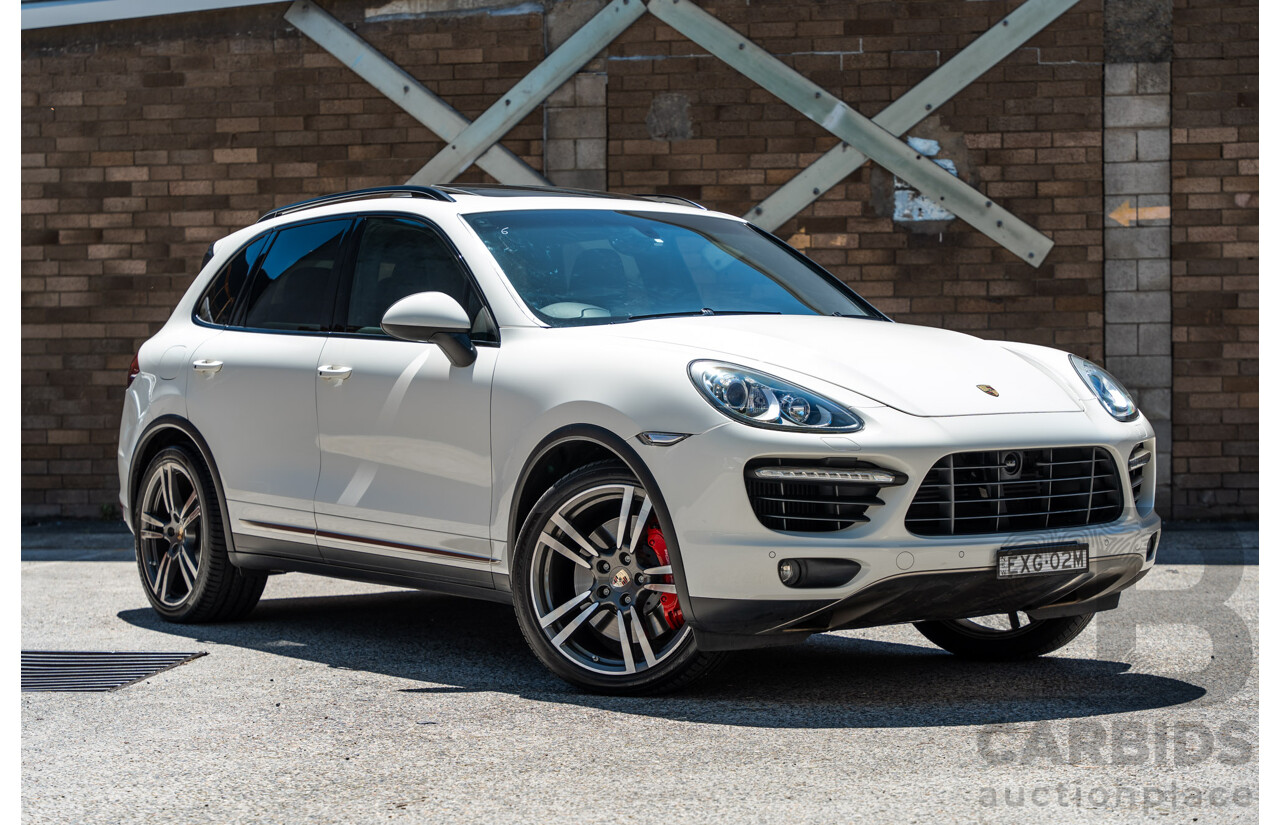 3/2011 Porsche Cayenne Turbo Series 2 (4x4) 4d Wagon White Twin Turbo V8 4.8L
