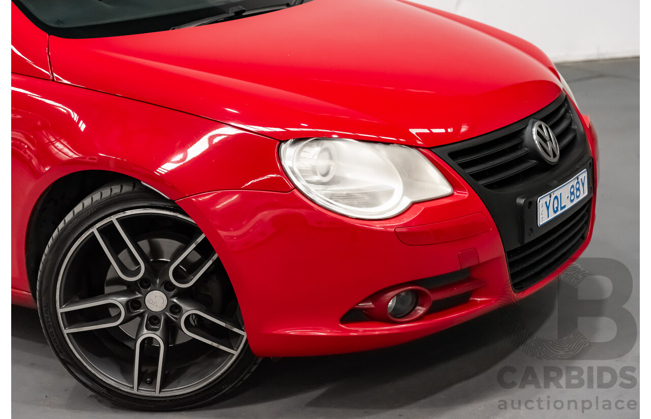 9/2008 Volkswagen EOS 2.0T FSI 1F MY08 UPGRADE 2d Convertible Red Turbo 2.0L