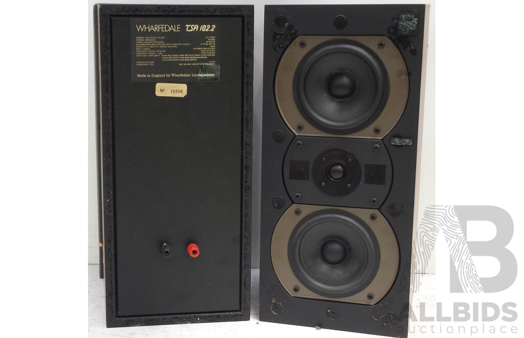 Wharfedale TSR 102.2 Speakers - Pair of Two