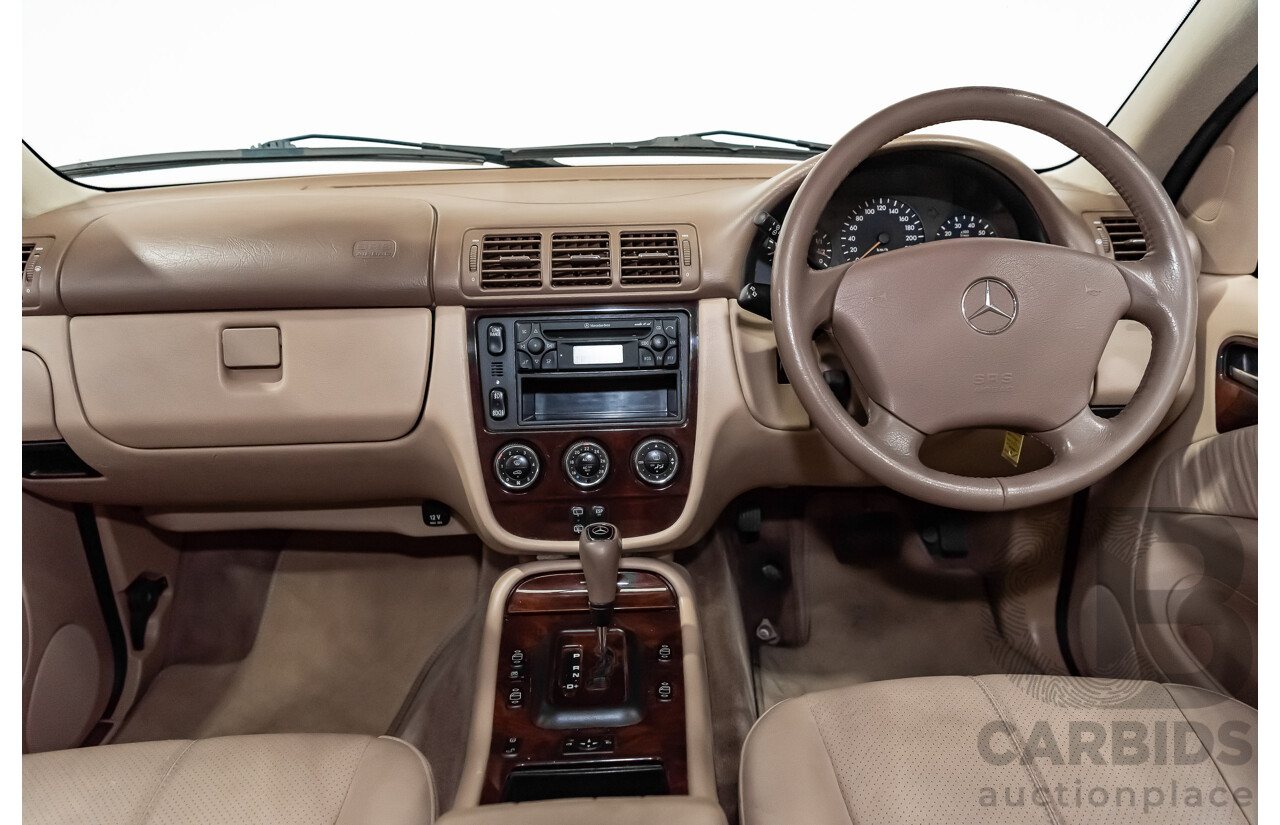 8/2002 Mercedes-Benz ML 320 Luxury (4x4) W163 4d Wagon Gold 3.2L