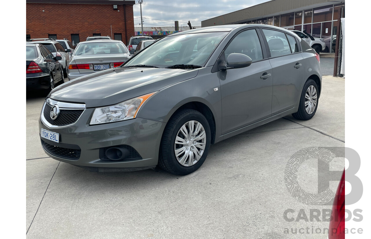 11/2012 Holden Cruze CD JH MY12 5d Hatchback Grey 1.8L