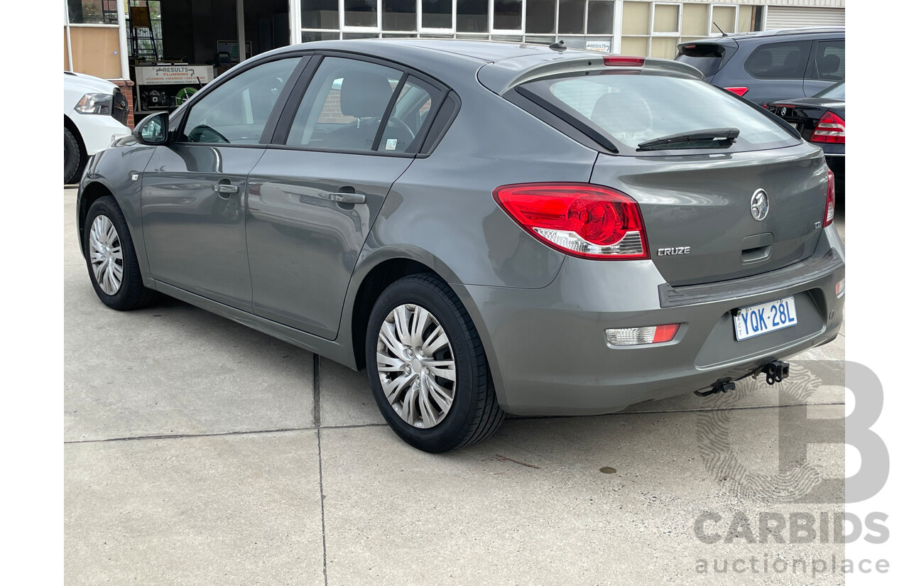 11/2012 Holden Cruze CD JH MY12 5d Hatchback Grey 1.8L