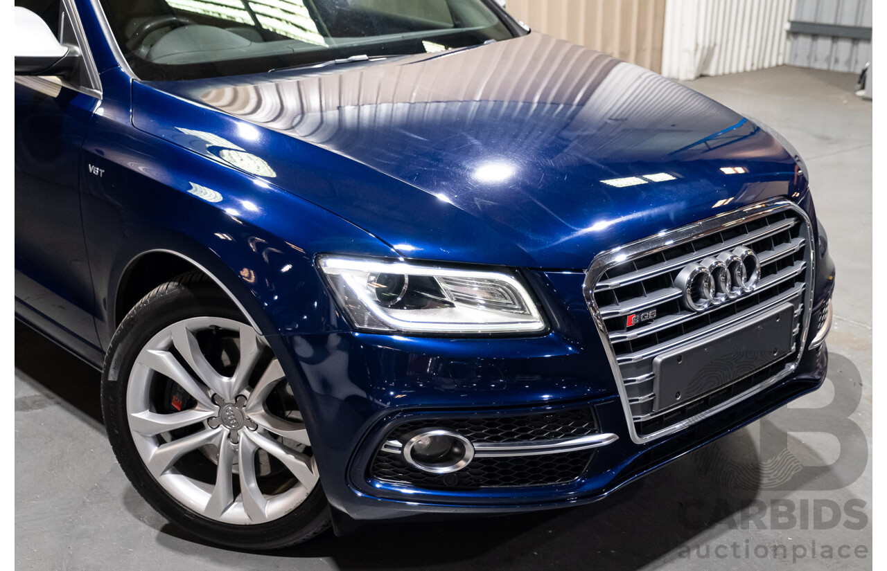 10/2013 Audi SQ5 3.0 TDI Quattro (AWD) 8R MY14 5d Wagon Blue Metallic Turbo Diesel V6 3.0L