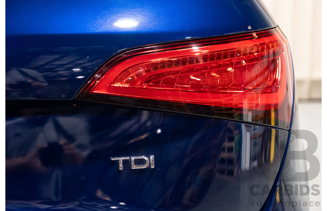 10/2013 Audi SQ5 3.0 TDI Quattro (AWD) 8R MY14 5d Wagon Blue Metallic Turbo Diesel V6 3.0L