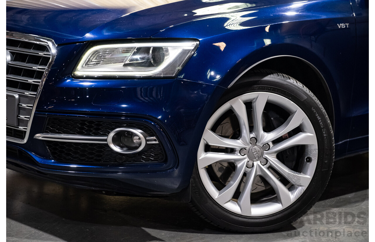 10/2013 Audi SQ5 3.0 TDI Quattro (AWD) 8R MY14 5d Wagon Blue Metallic Turbo Diesel V6 3.0L