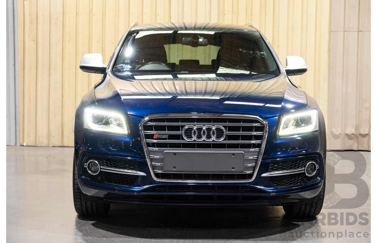 10/2013 Audi SQ5 3.0 TDI Quattro (AWD) 8R MY14 5d Wagon Blue Metallic Turbo Diesel V6 3.0L