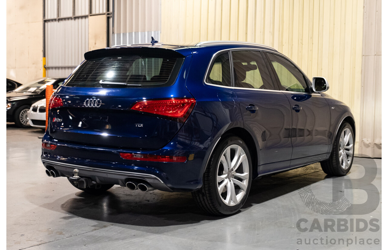 10/2013 Audi SQ5 3.0 TDI Quattro (AWD) 8R MY14 5d Wagon Blue Metallic Turbo Diesel V6 3.0L