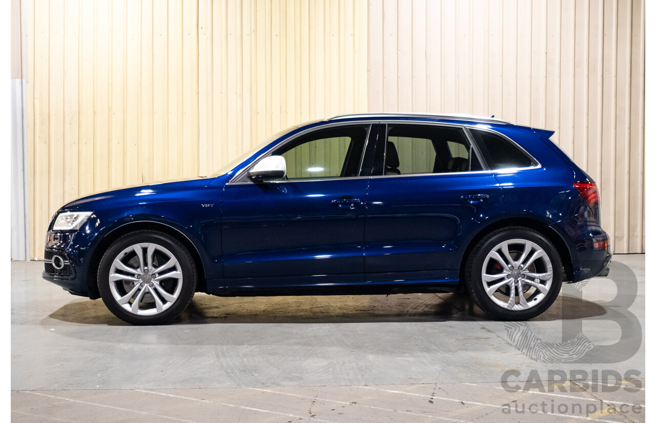 10/2013 Audi SQ5 3.0 TDI Quattro (AWD) 8R MY14 5d Wagon Blue Metallic Turbo Diesel V6 3.0L