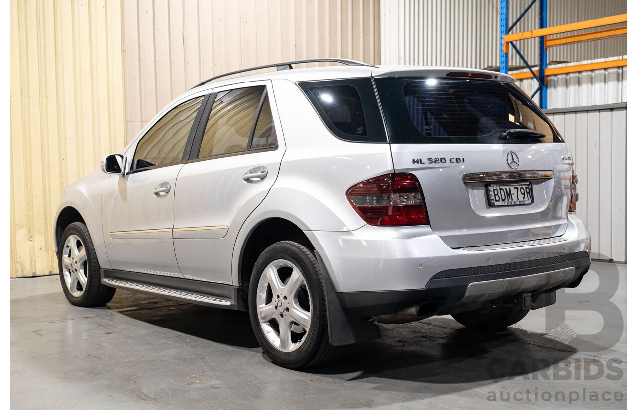 3/2007 Mercedes Benz ML 320 CDI Luxury (4x4) W164 07 UPGRADE 4d Wagon Silver Turbo Diesel V6 3.0L