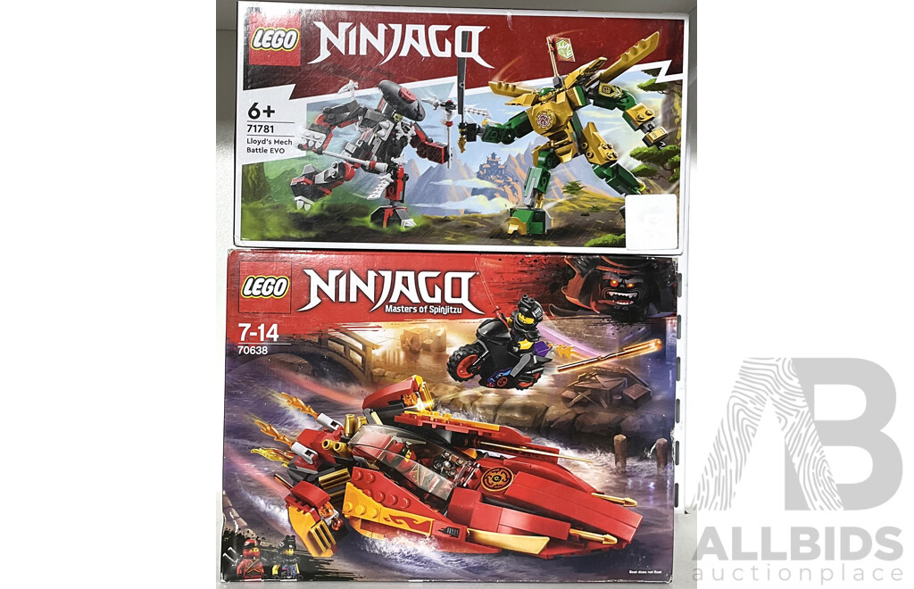 Two LEGO Ninjago Box Sets 70638 + 71781