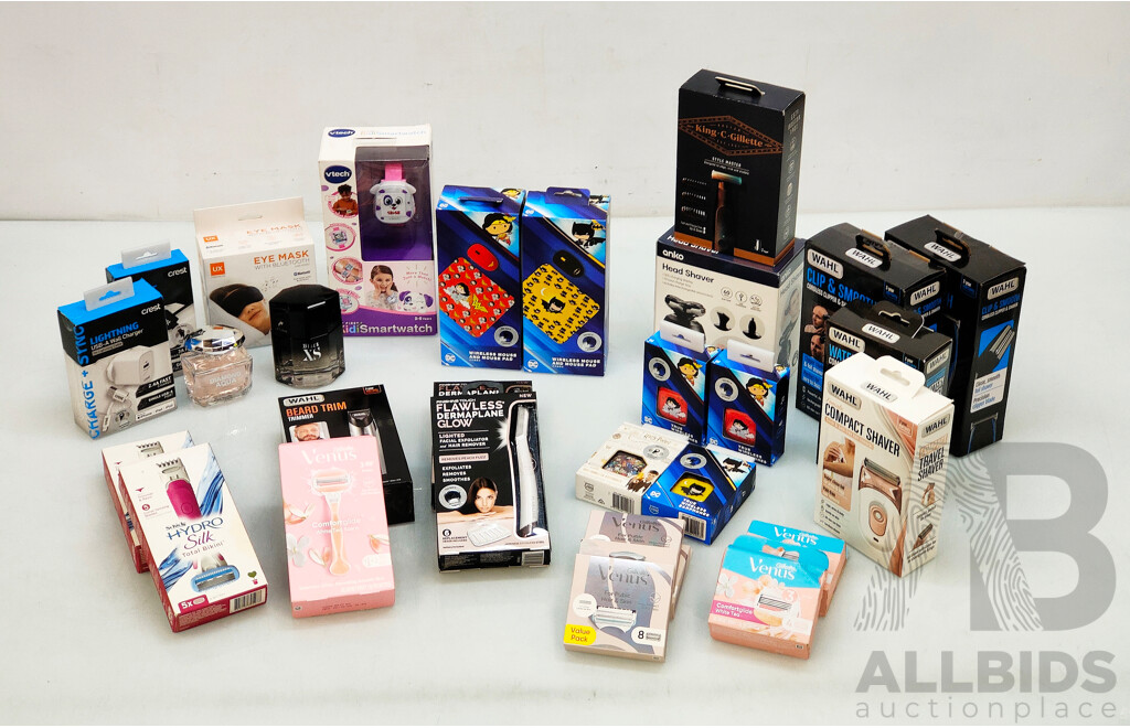 Assorted Lof of Electronic Items (Hearbuds, Trimmers, Razors Etc...)