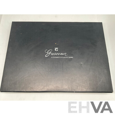 Grosvenor Silver Plate 55 Piece Cutlery Set in Box