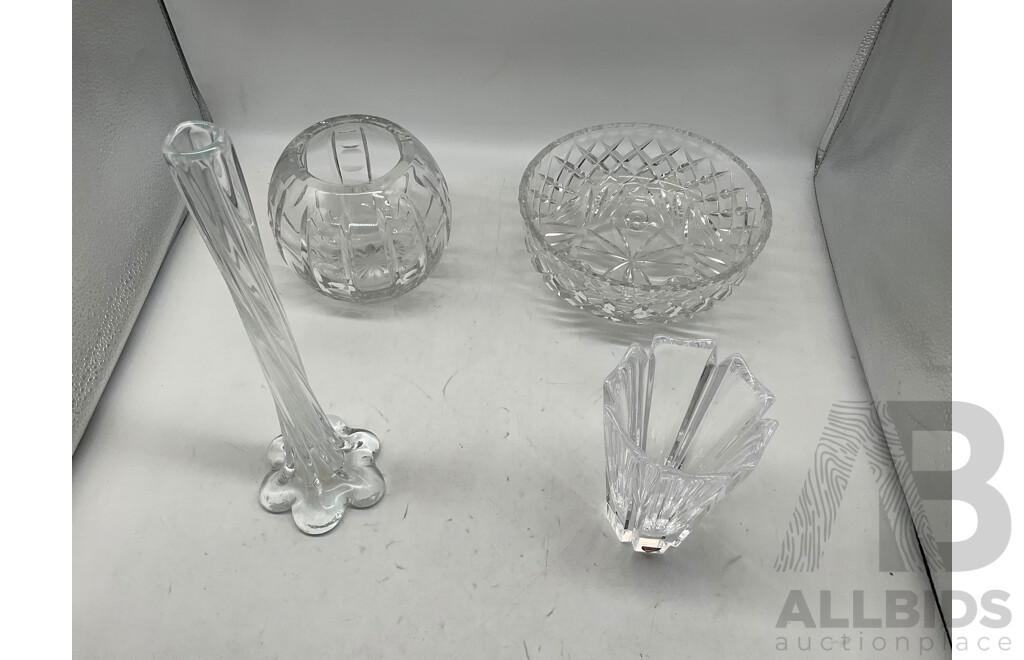 Assorted Glassware - Lot of 4