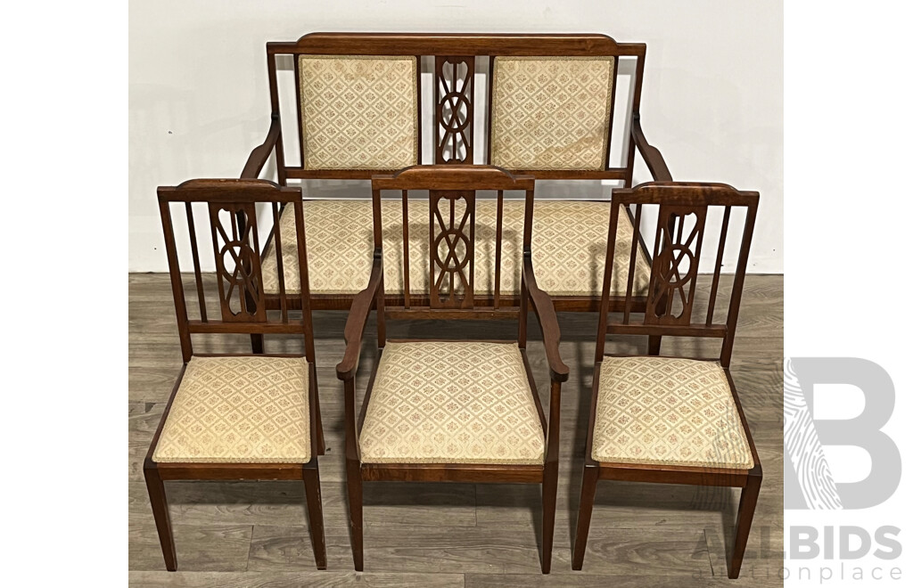 4-Piece Antique Chair Set