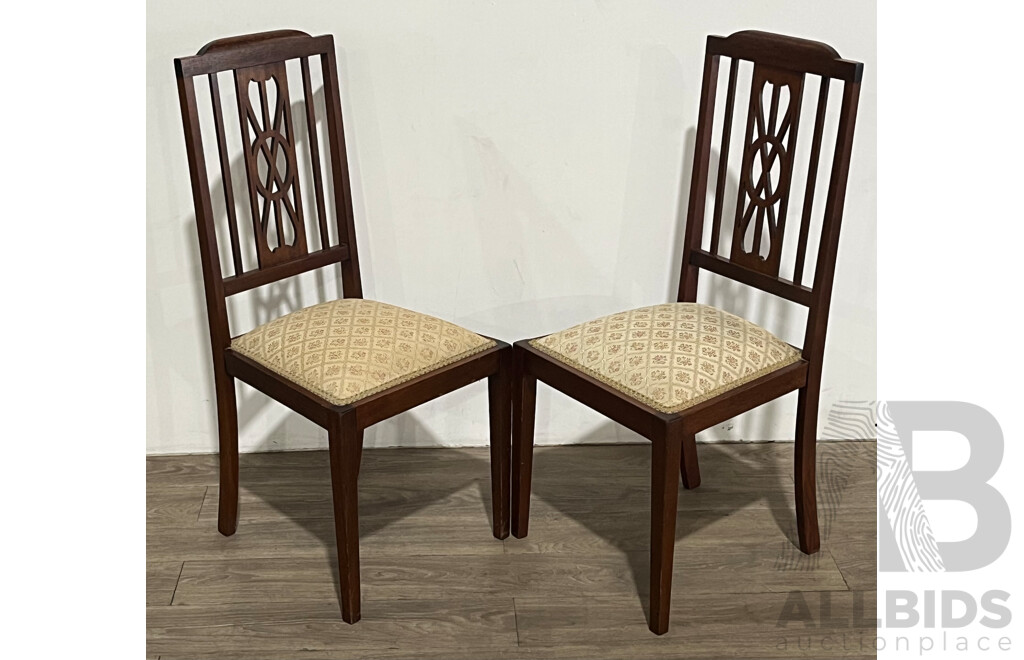 4-Piece Antique Chair Set