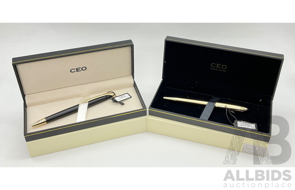 CEO Boxed Excecutive Pens (2)