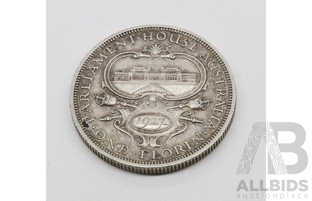 Australian 1927 Commemorative Florins Coin .925