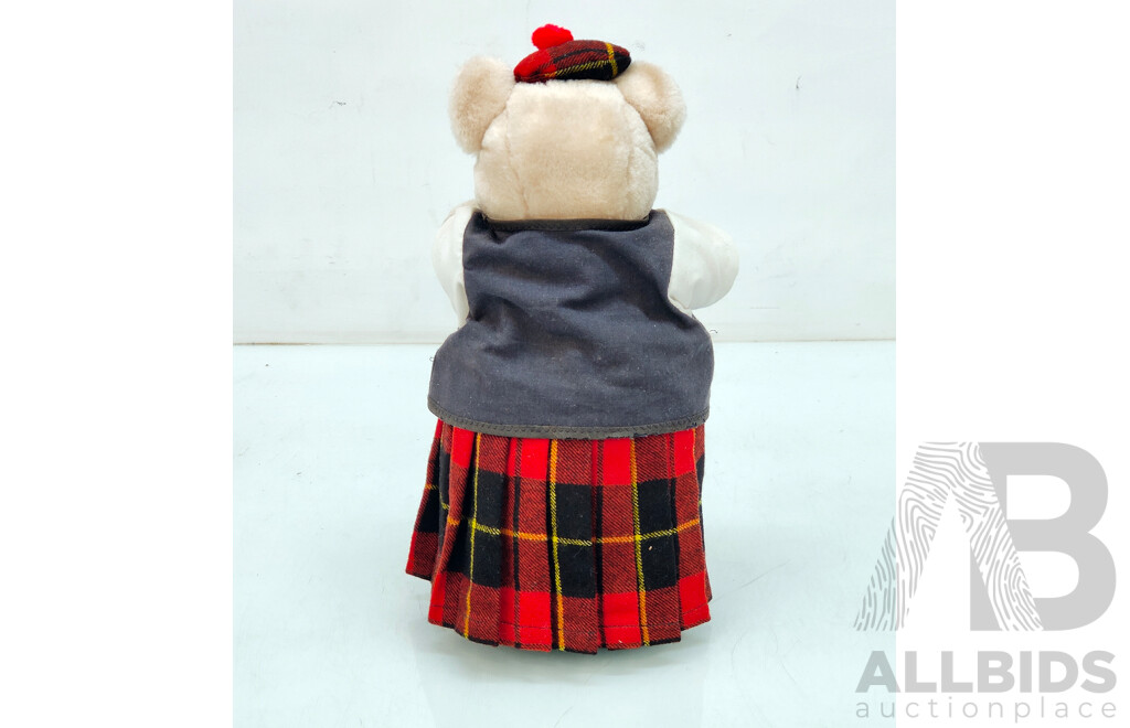 Scotland-Themed Teddy Bear with Scotch Whisky