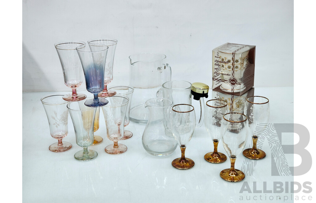 Assorted Lot of Different Drink Glasses - Lot of 17