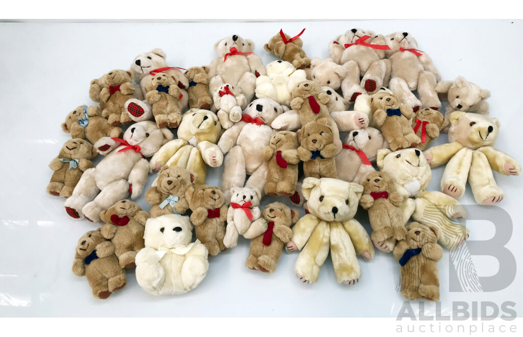 Assorted Teddy Bears - Lot of 38