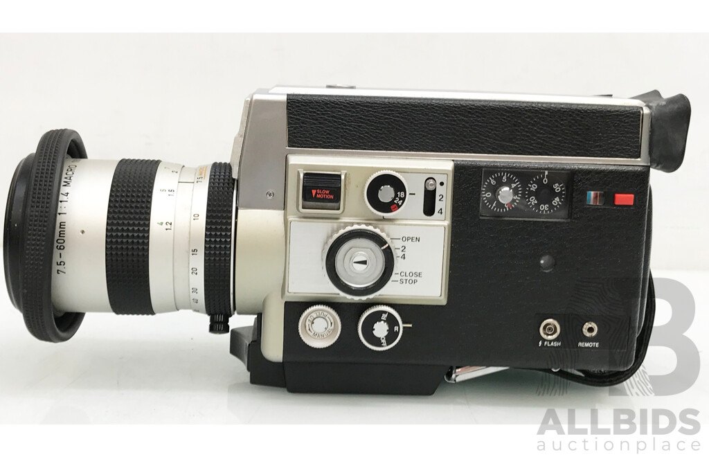 Vintage Canon Auto Zoom 814 8mm Movie Camera