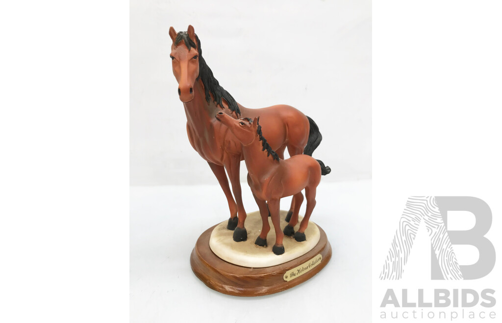 The Helena Collection Lot of 2 Horse Figurines