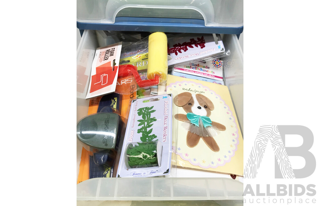 Storage Draws with Craft and Household Items