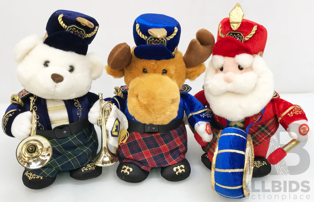 British Royal Marching Band Toys - Lot of 3