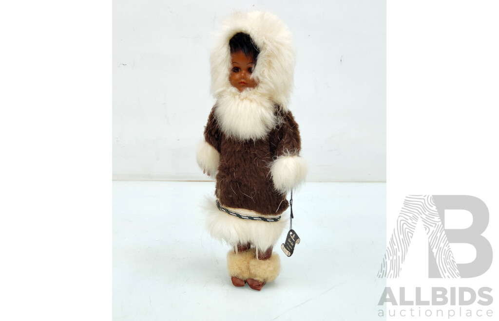Vintage BLM Handmade Inuit Doll
