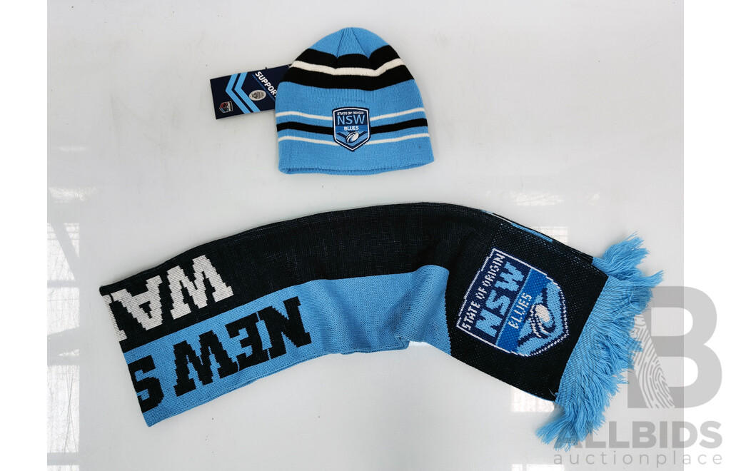 New South Wales Blues Supporter's Beanie and Scarf