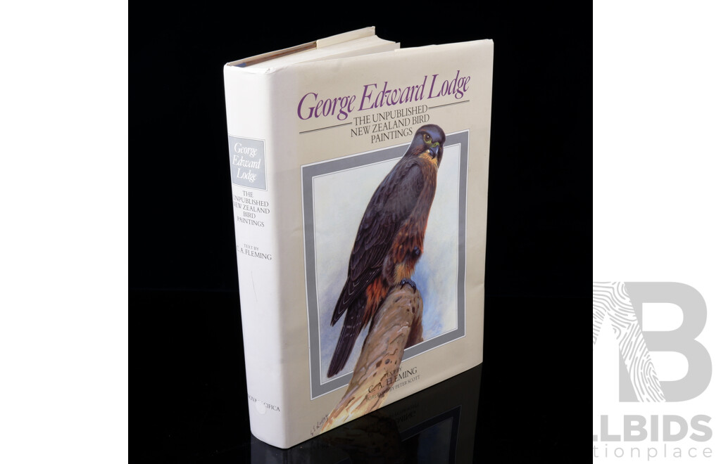 The Unpublished New Zealand Bird Paintings, George Edward Lodge, Nova Pacifica, 1982, Hardcover with Dust Jacket