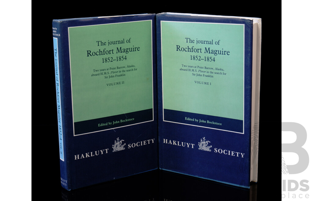 The Journal of Rochfort Maguire 1852 to 1854, Hakluyt Society, Two Volume Harcover Set with Dust Jackets