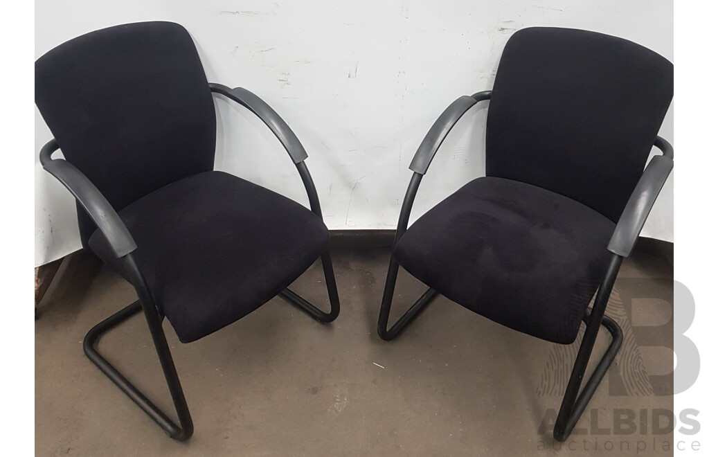 Benithem Office Visitor Cantilever Chairs - Lot of 8