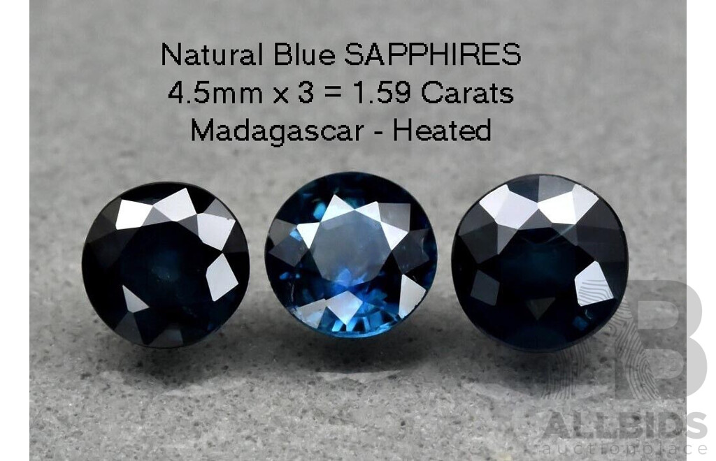 SAPPHIRE Set - Blue - 4.5mm x 3